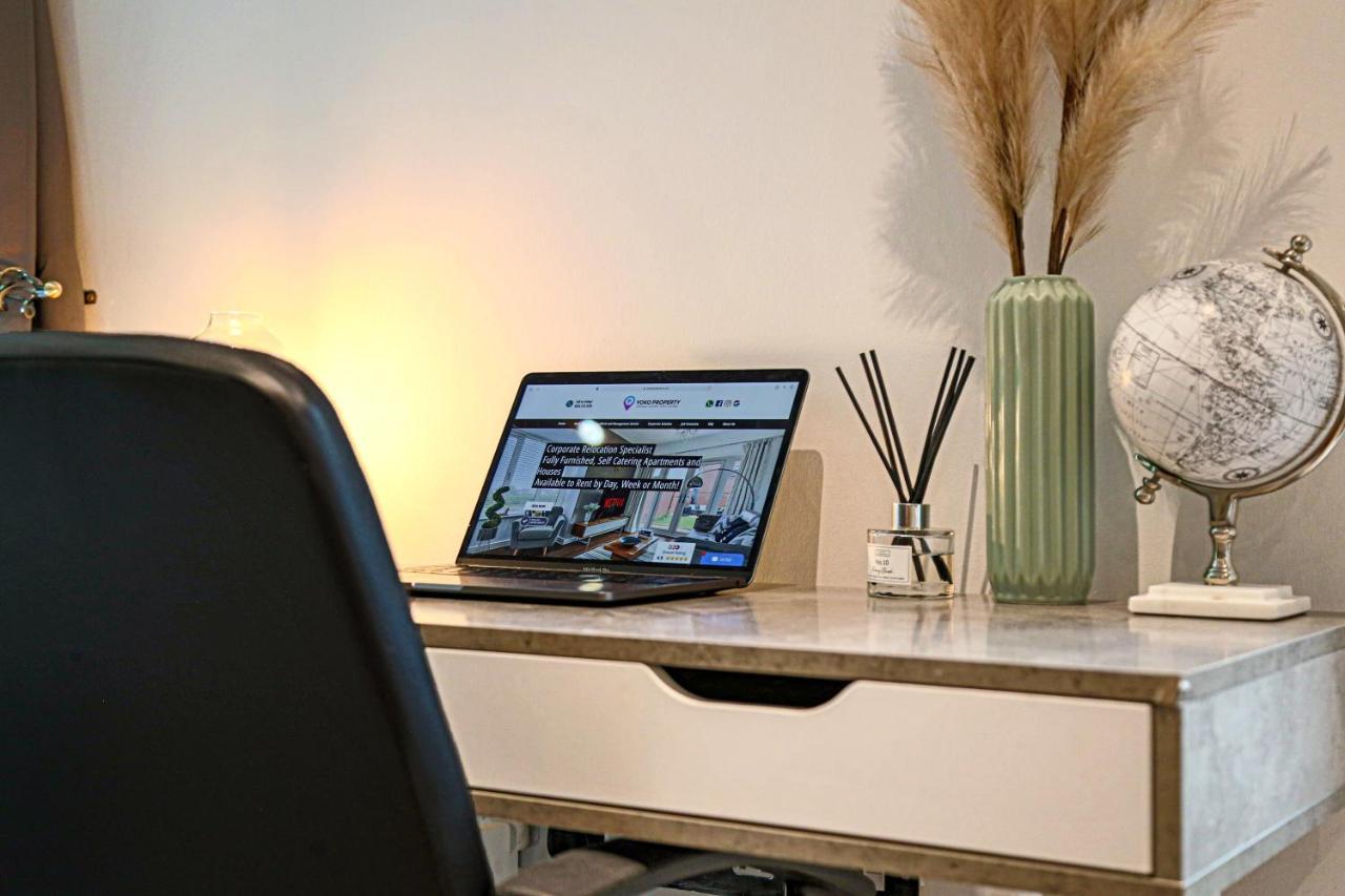 Campbell Park Apartment - City Centre - Free Parking, Balcony, Super-Fast Wifi And Smart Tv With Netflix By Yoko Property Milton Keynes Exteriör bild